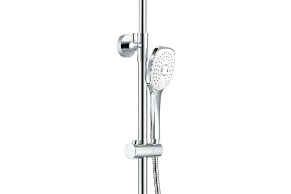 Душевая стойка Haiba HB24505-8, белый/хром в современном стиле