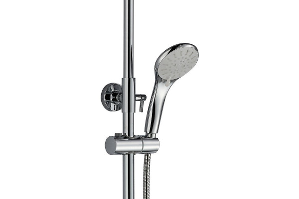 Душевая стойка Haiba HB24804, белый/хром, шланг 150 см