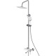 Душевая стойка Haiba HB24805-8, белый/хром в современном стиле