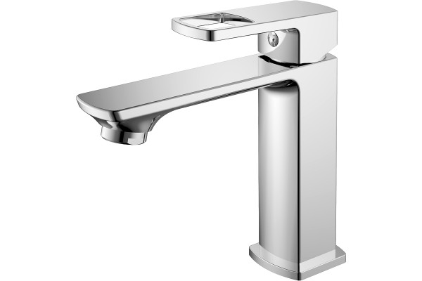 Смеситель для раковины Haiba HB10176, хром, однорычажный, высота излива 9.5 см