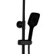 Душевая стойка Haiba HB24615-7, черный в современном стиле