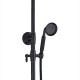 Душевая стойка Haiba HB24181-7, черный в стиле ретро
