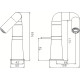 Смеситель для раковины Haiba HB10813-3, пепельный, однорычажный, серый