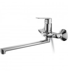 Смеситель для ванны Haiba HB22506, хром, однорычажный, длина излива 35.9 см