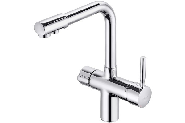 Смеситель для кухни Haiba HB70088, хром, однорычажный, высота излива 25.3 см, длина излива 19.5 см