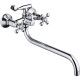 Смеситель для раковины Haiba HB1219, хром, двухвентильный, длина излива 35 см