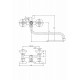 Смеситель для ванны Haiba HB2220, хром, двухвентильный, длина излива 35.7 см