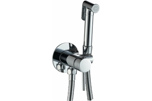 Гигиенический душ со смесителем Haiba HB5511, хром в современном стиле