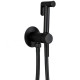 Гигиенический душ со смесителем Haiba HB5511-7, черный в современном стиле