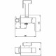 Гигиенический душ со смесителем Haiba HB5511-7, черный в современном стиле