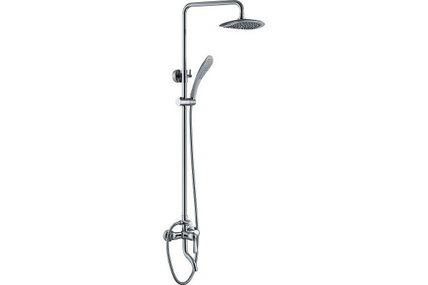 Душевая стойка Haiba HB2405, хром, шланг 150 см