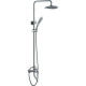 Душевая стойка Haiba HB2405, хром, шланг 150 см