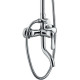 Душевая стойка Haiba HB2405, хром, шланг 150 см