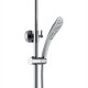 Душевая стойка Haiba HB2405, хром, шланг 150 см