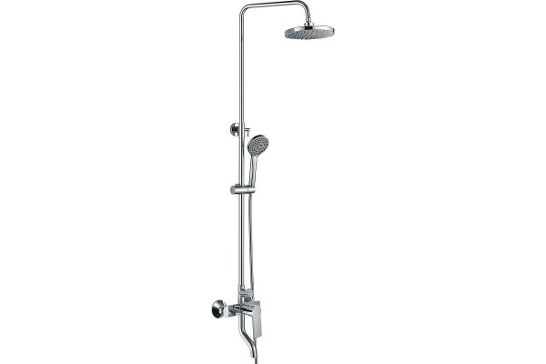 Душевая стойка Haiba HB2414, хром, шланг 150 см