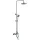 Душевая стойка Haiba HB2414, хром, шланг 150 см