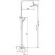 Душевая стойка Haiba HB2414, хром, шланг 150 см