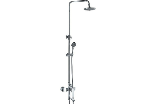 Душевая стойка Haiba HB2415, хром, шланг 150 см