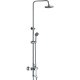 Душевая стойка Haiba HB2415, хром, шланг 150 см
