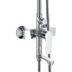 Душевая стойка Haiba HB2415, хром, шланг 150 см