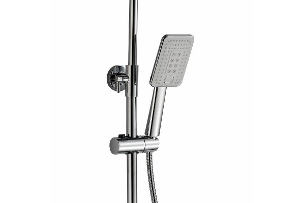 Душевая стойка Haiba HB2419, белый, шланг 150 см, 3 режима