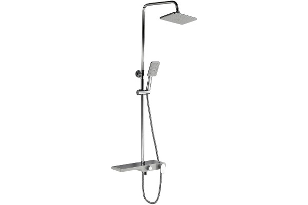 Душевая стойка Haiba HB2421, белый, 3 режима