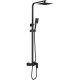 Душевая стойка Haiba HB24803-7, черный, 1 режим