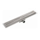 Душевой лоток Haiba HB93600, сатин, выпуск боковой