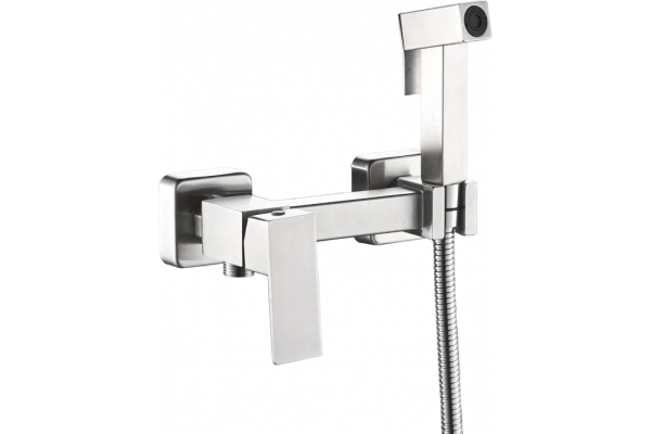 Гигиенический душ Haiba HB5521 со смесителем, хром в современном стиле