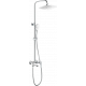 Душевая стойка Haiba HB24505 хром штанга 122.7 см, шланг металлический 150 см, 1 режим