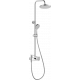 Душевая стойка Haiba HB24590 хром штанга 125.4 см, шланг металлический 150 см, 3 режима