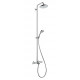 Душевая стойка Hansgrohe Croma 220 Showerpipe с термостатом, хром, штанга 158.1 см
