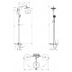 Душевая стойка Hansgrohe Croma 220 Showerpipe с термостатом, хром, штанга 158.1 см