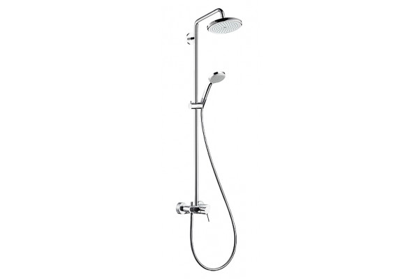 Душевая стойка Hansgrohe Croma  хром, штанга 125 см, шланг 160 см