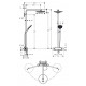 Душевая стойка Hansgrohe Raindance Select S 240 2jet Showerpipe штанга 100.7 см, шланг 160 см