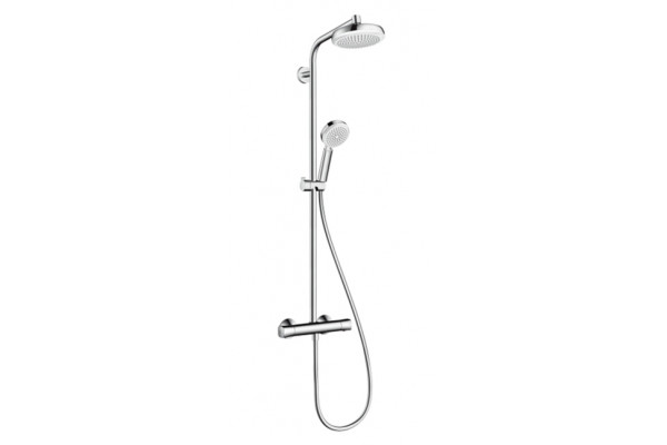 Душевая стойка Hansgrohe Crometta 160 1 Jet с термостатом, штанга 109.9 см,  в современном стиле