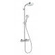Душевая стойка Hansgrohe Crometta 160 1 Jet с термостатом, штанга 109.9 см,  в современном стиле