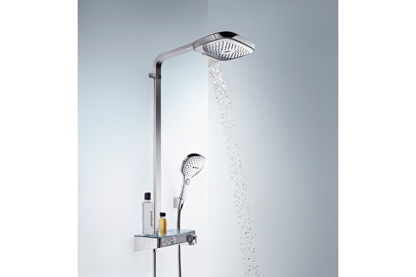 Душевая стойка Hansgrohe Raindance Select E 300 3jet Showerpipe хром, штанга 109.8 см