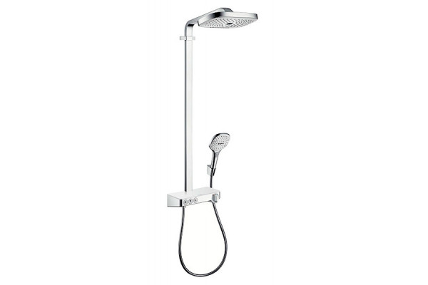 Душевая стойка Hansgrohe Raindance Select E 300 3jet Showerpipe штанга 109.8 см, шланг 160 см