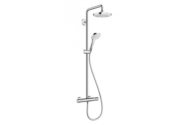 Душевая стойка Hansgrohe Croma Select E 180 с термостатом, штанга 114.1 см, 2 режима