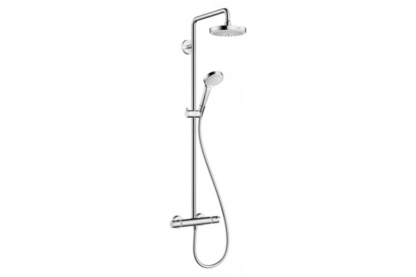 Душевая стойка Hansgrohe Croma Select S 180 2jet с термостатом, штанга 114.1 см,  в современном стиле