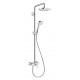Душевая стойка Hansgrohe Croma Select E 180 с однорычажным смесителем, 2 режима,  в современном стиле