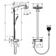 Душевая стойка Hansgrohe Raindance Select E 300 2jet Showerpipe штанга 110 см, шланг 160 см