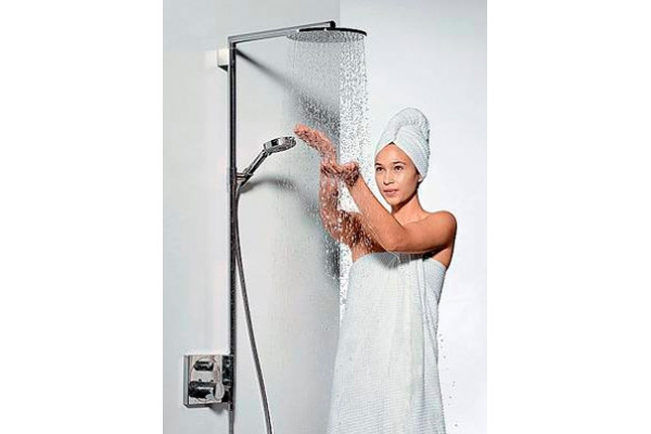 Душевая стойка Hansgrohe Raindance  хром, штанга 106.5 см, шланг 160 см