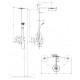 Душевая стойка Hansgrohe Raindance  хром, штанга 106.5 см, шланг 160 см