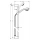 Душевой гарнитур Hansgrohe Crometta 85 Unica Crometta хром, штанга 95.9 см