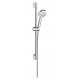 Душевой гарнитур Hansgrohe Crometta 100 Vario  штанга 66.9 см, шланг 160 см