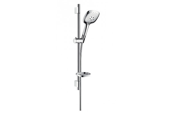 Душевой гарнитур Hansgrohe Raindance Select E 150 Unica хром, штанга 71.8 см