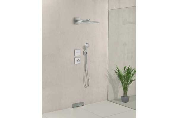 Переключатель потоков Hansgrohe ShowerSelect Trio/Quattro 15764000 на три потребителя сенсорный, хром