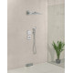 Переключатель потоков Hansgrohe ShowerSelect Trio/Quattro 15764000 на три потребителя сенсорный, хром